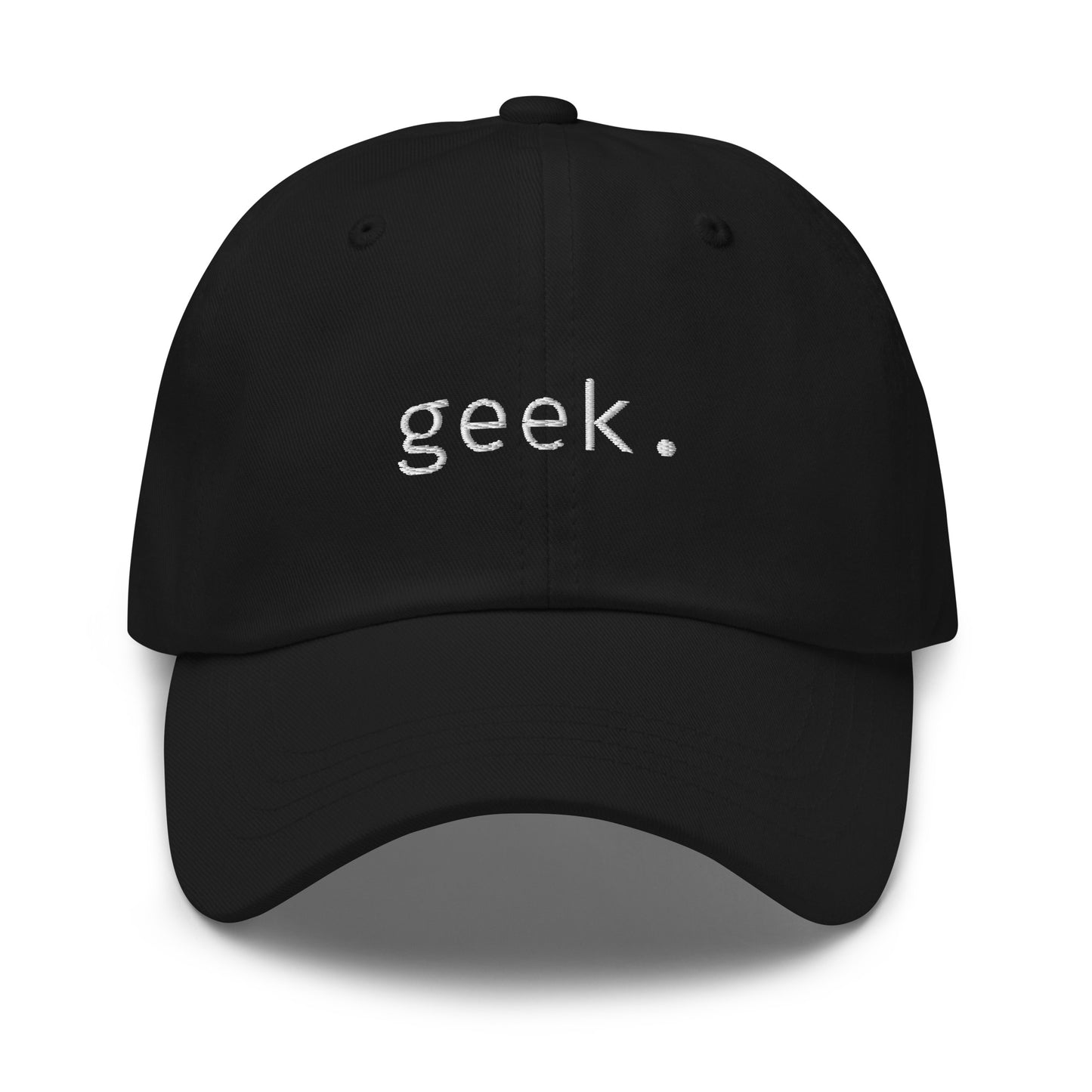 Geek - White Text - Hat