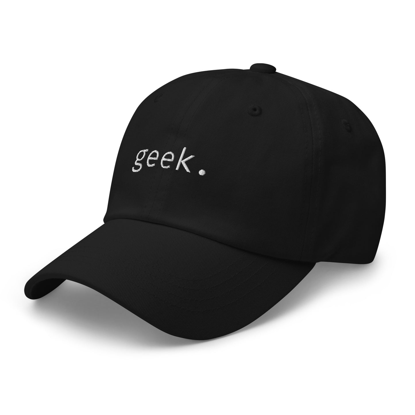 Geek - White Text - Hat