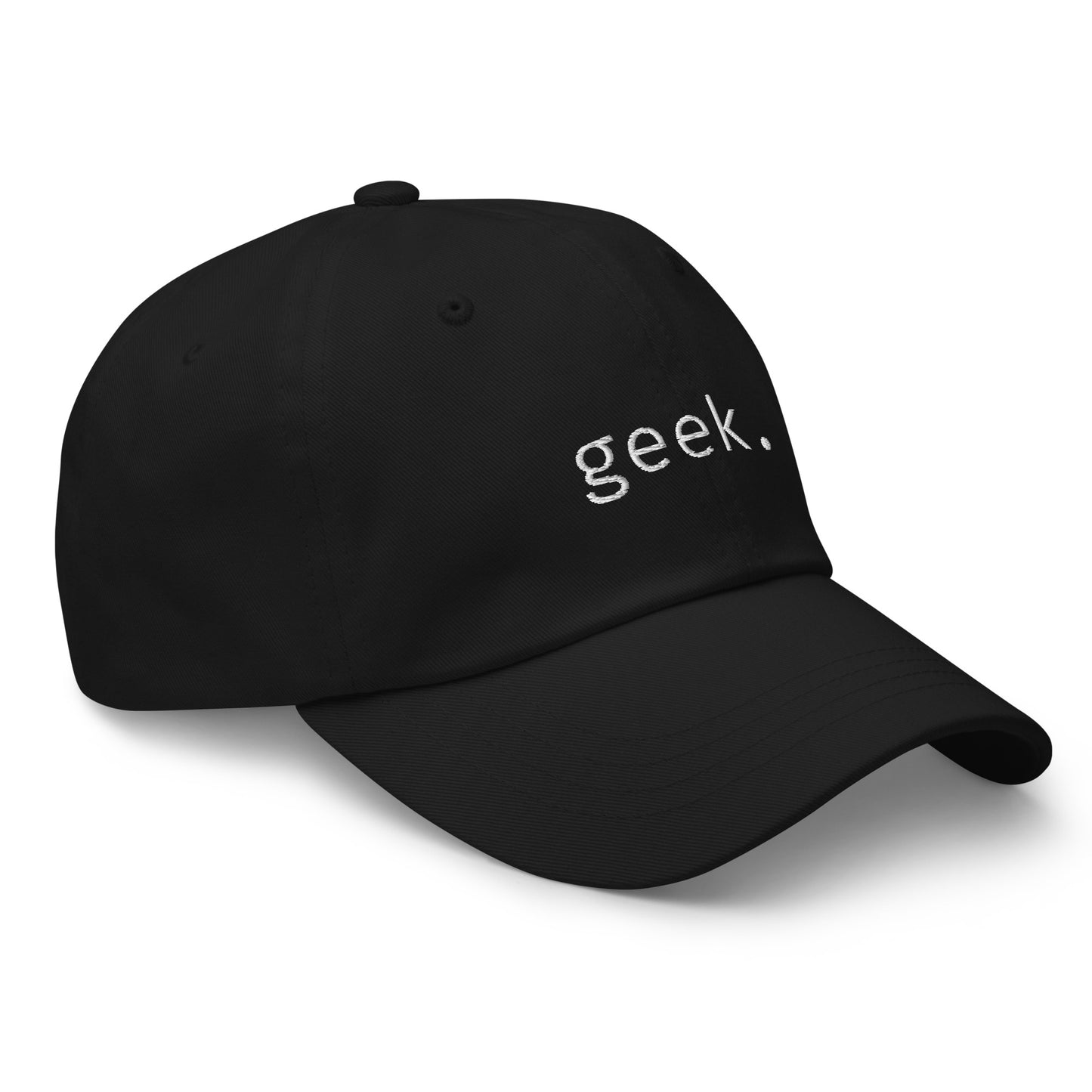 Geek - White Text - Hat