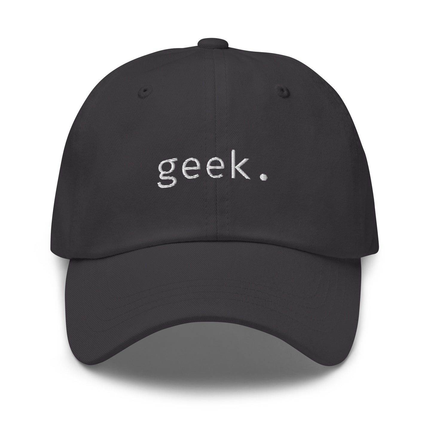 Geek - White Text - Hat