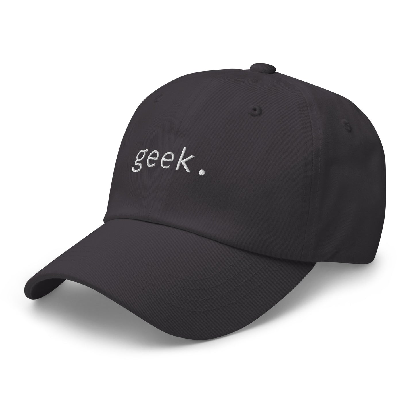 Geek - White Text - Hat