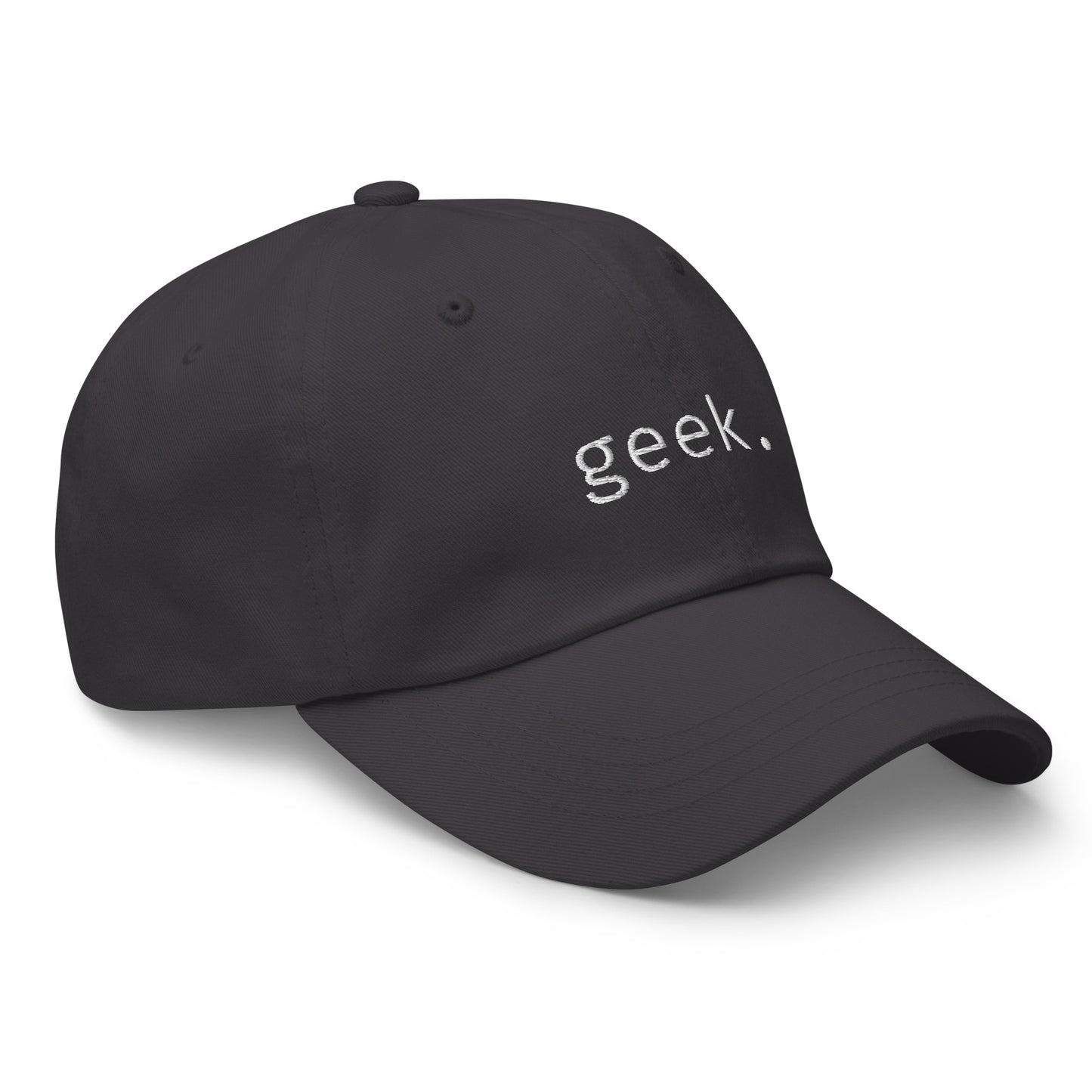 Geek - White Text - Hat