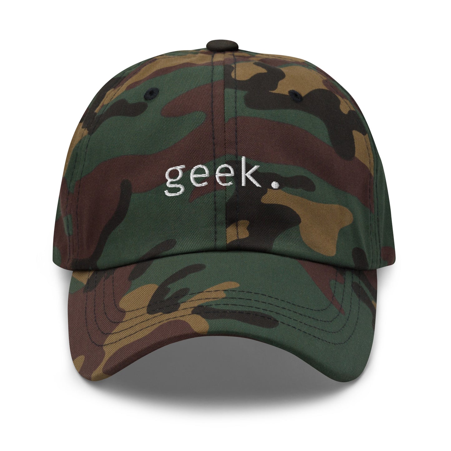 Geek - White Text - Hat