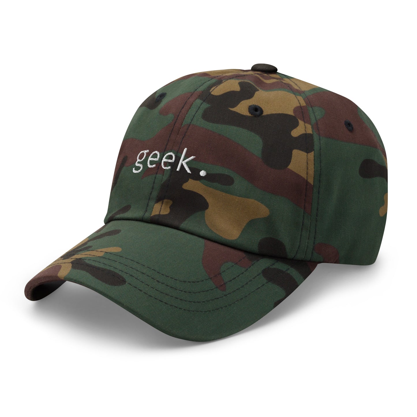 Geek - White Text - Hat