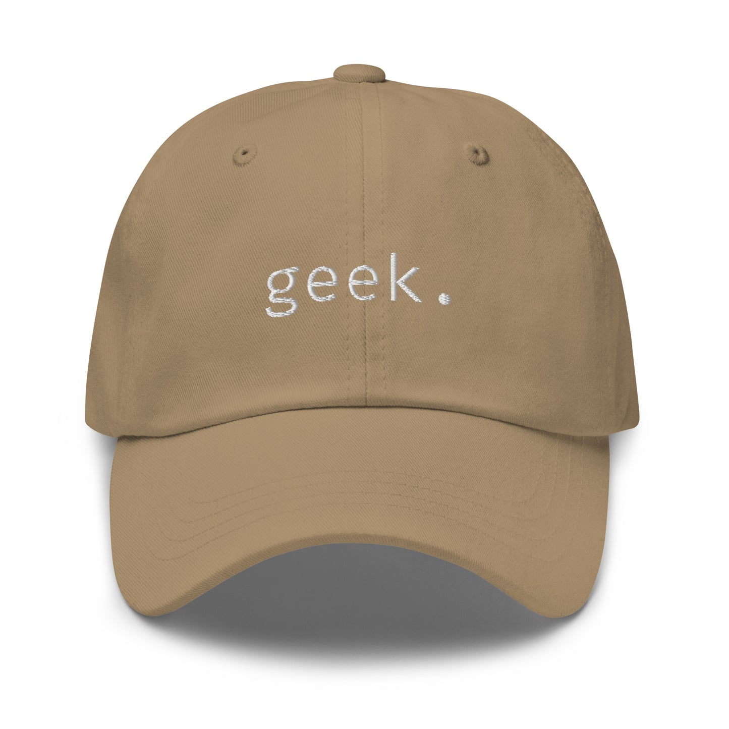 Geek - White Text - Hat