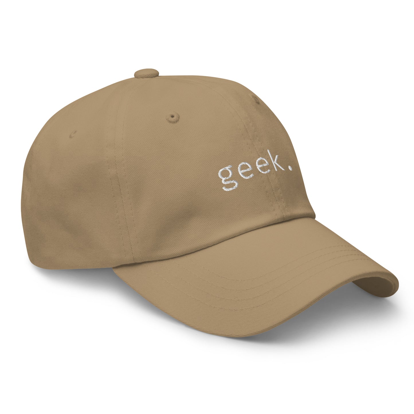 Geek - White Text - Hat
