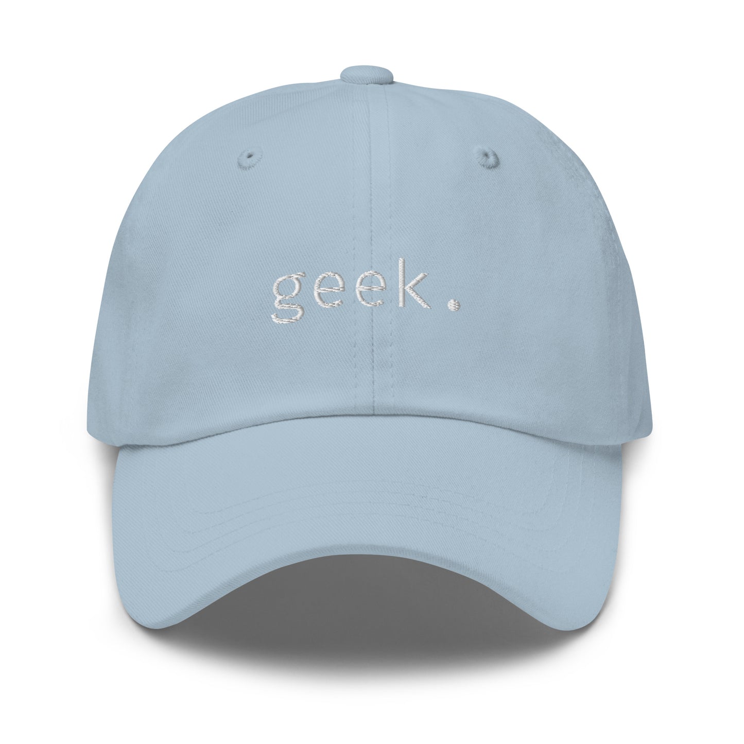 Geek - White Text - Hat