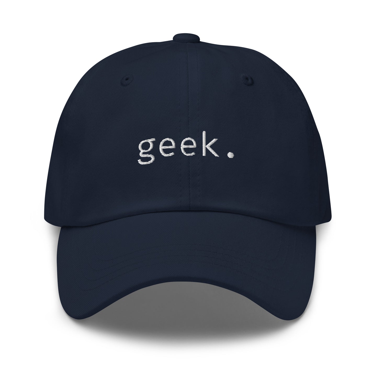 Geek - White Text - Hat