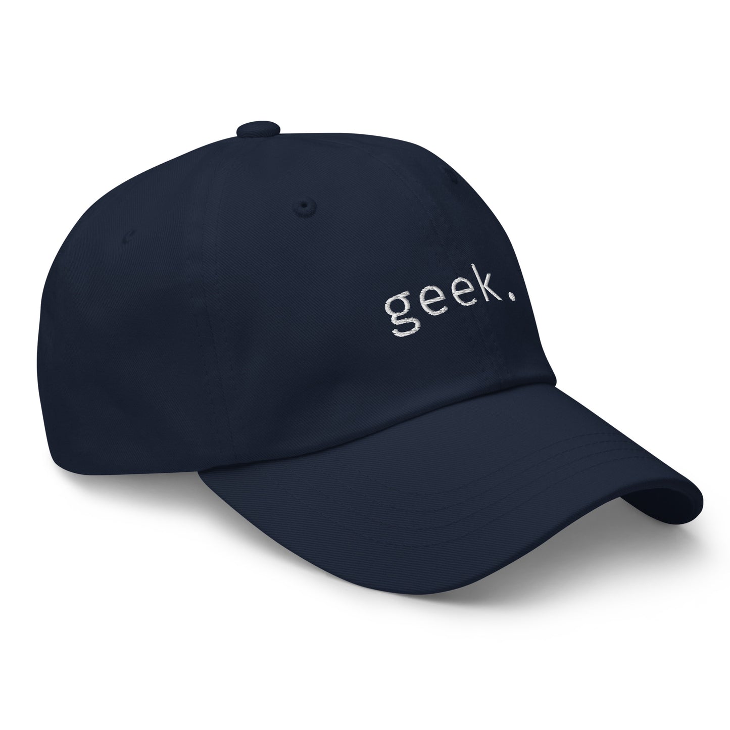 Geek - White Text - Hat