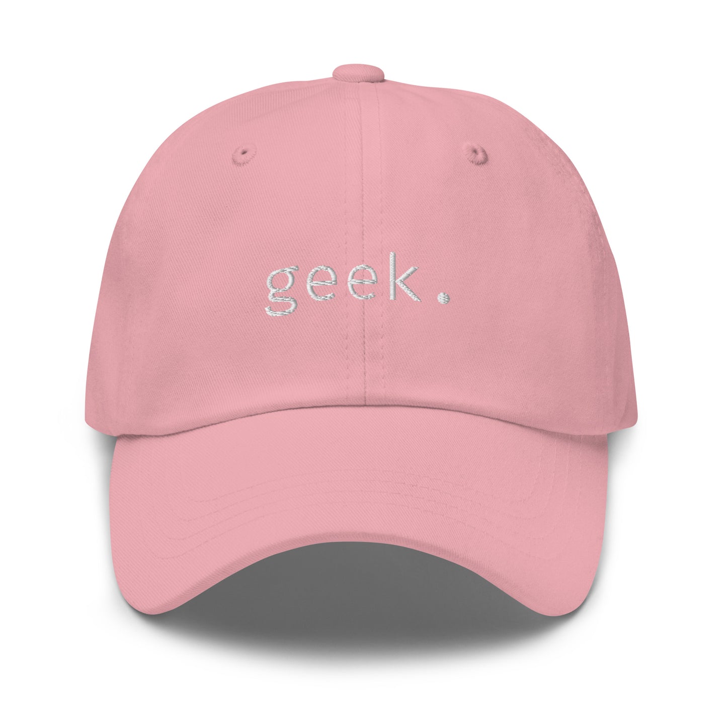 Geek - White Text - Hat
