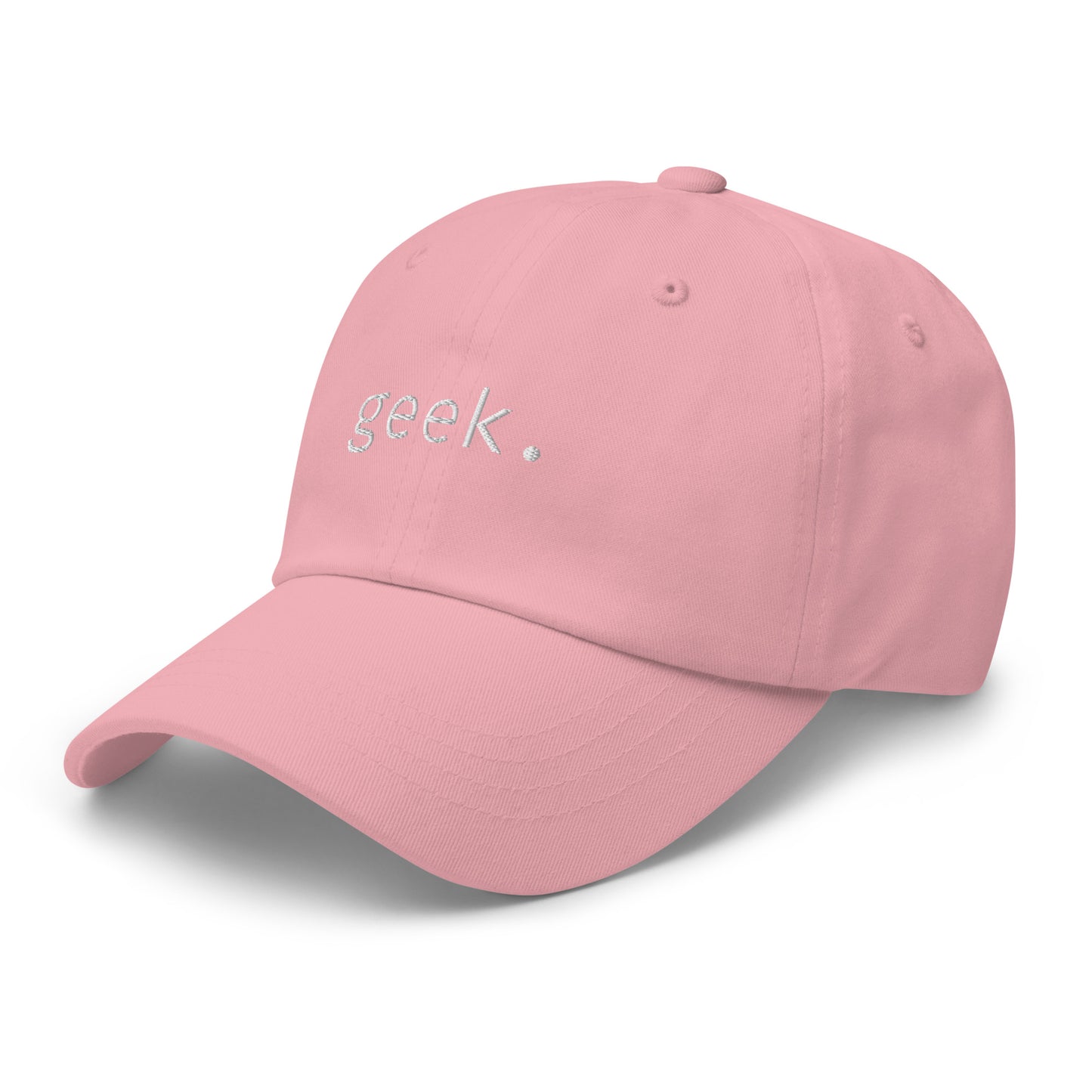 Geek - White Text - Hat