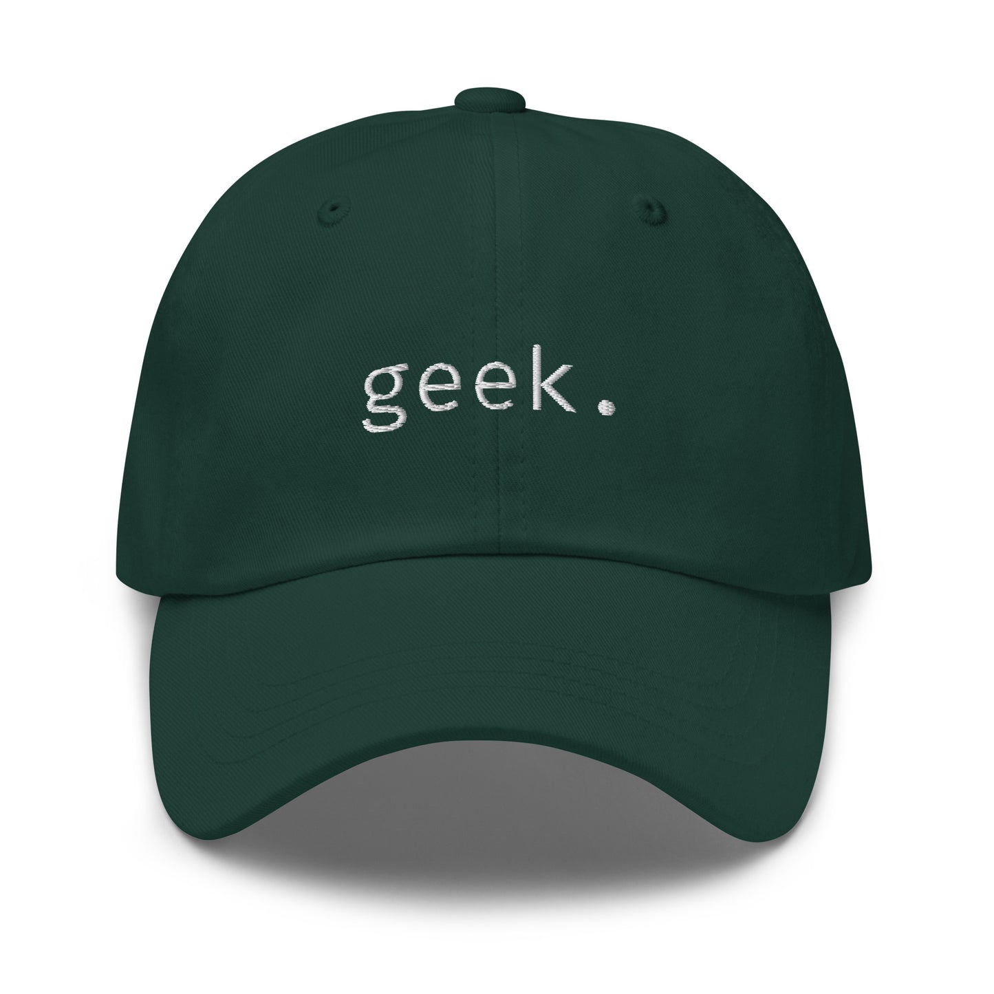 Geek - White Text - Hat