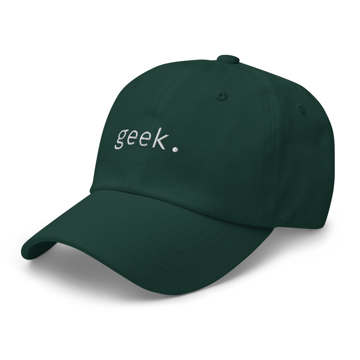 Geek - White Text - Hat