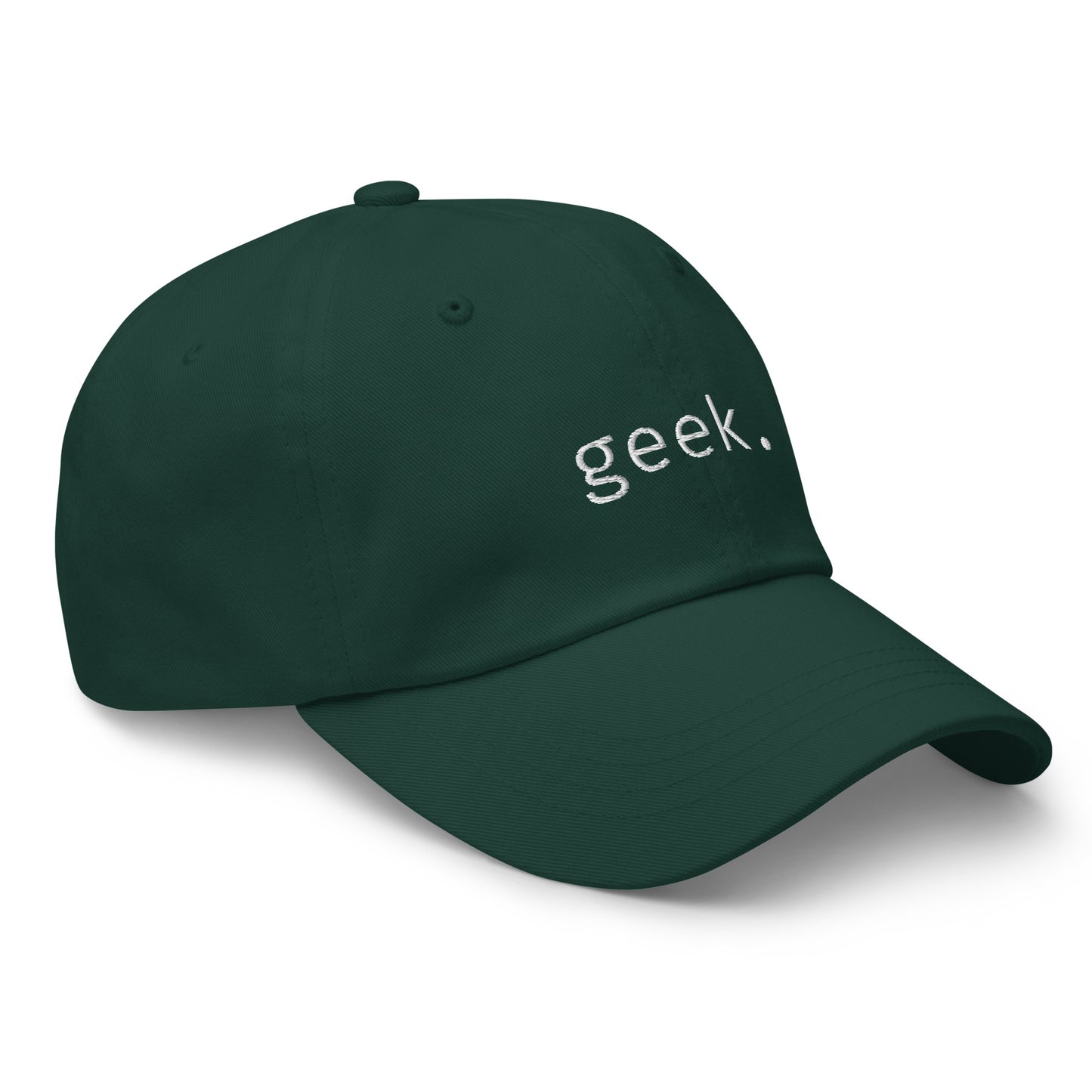 Geek - White Text - Hat
