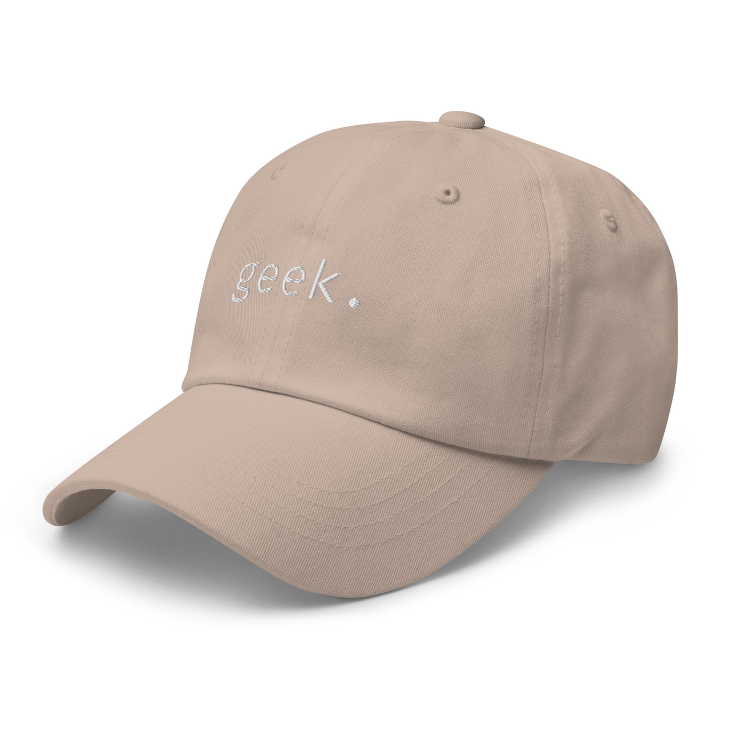 Geek - White Text - Hat