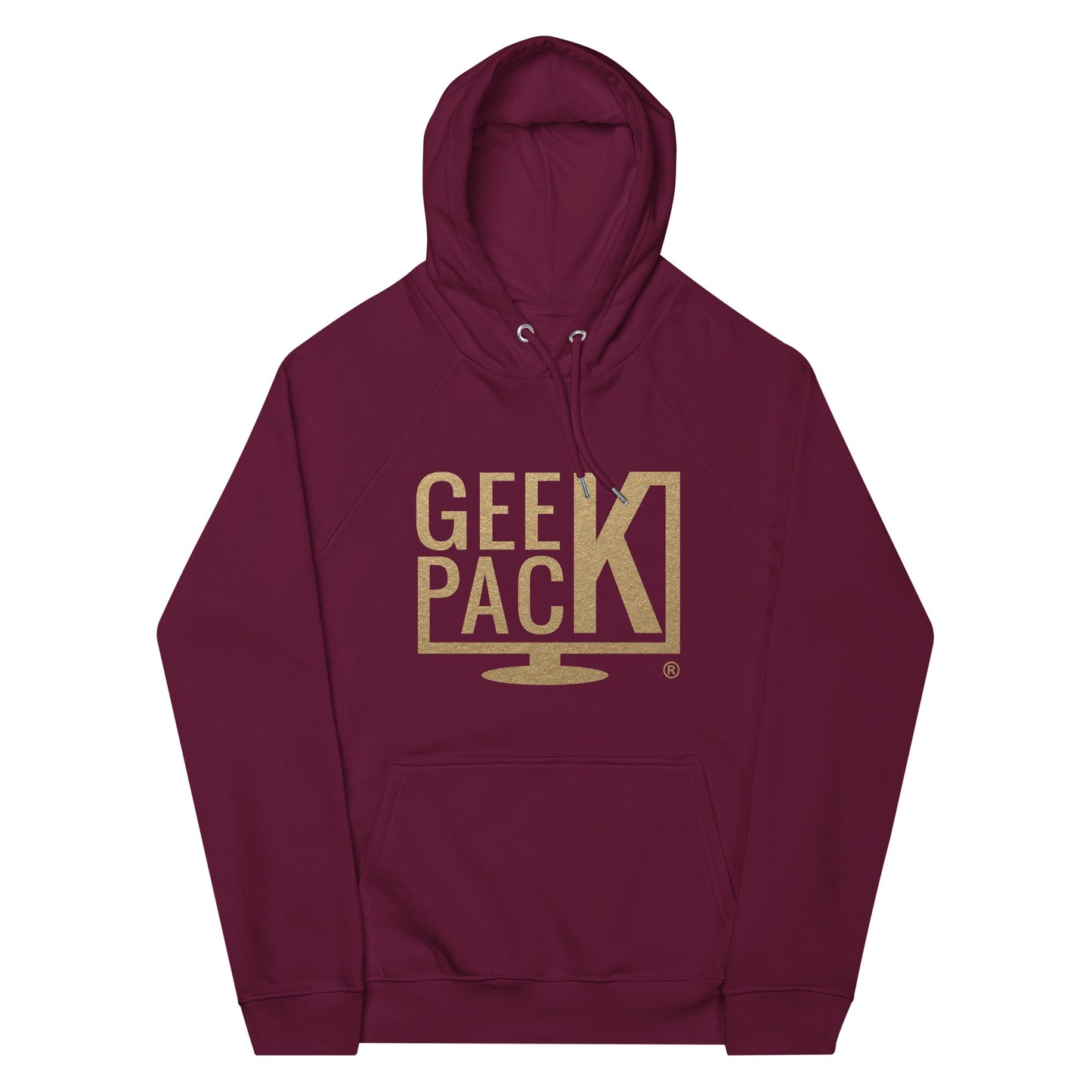 GeekPack® Unisex Eco Raglan Hoodie