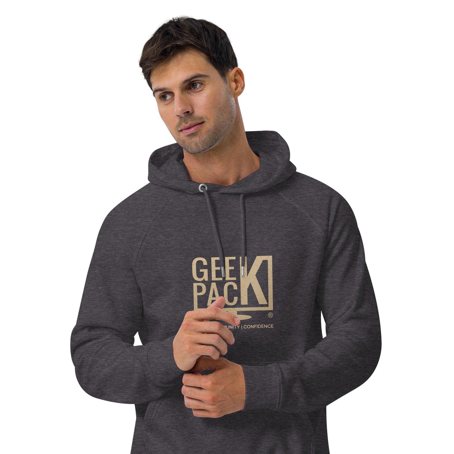 GeekPack® Unisex Eco Raglan Hoodie