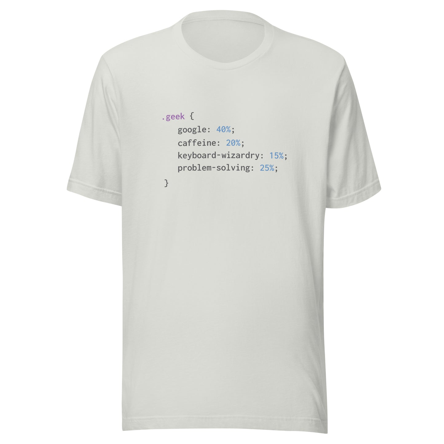 Geek Code (Black Text) - Unisex T-shirt