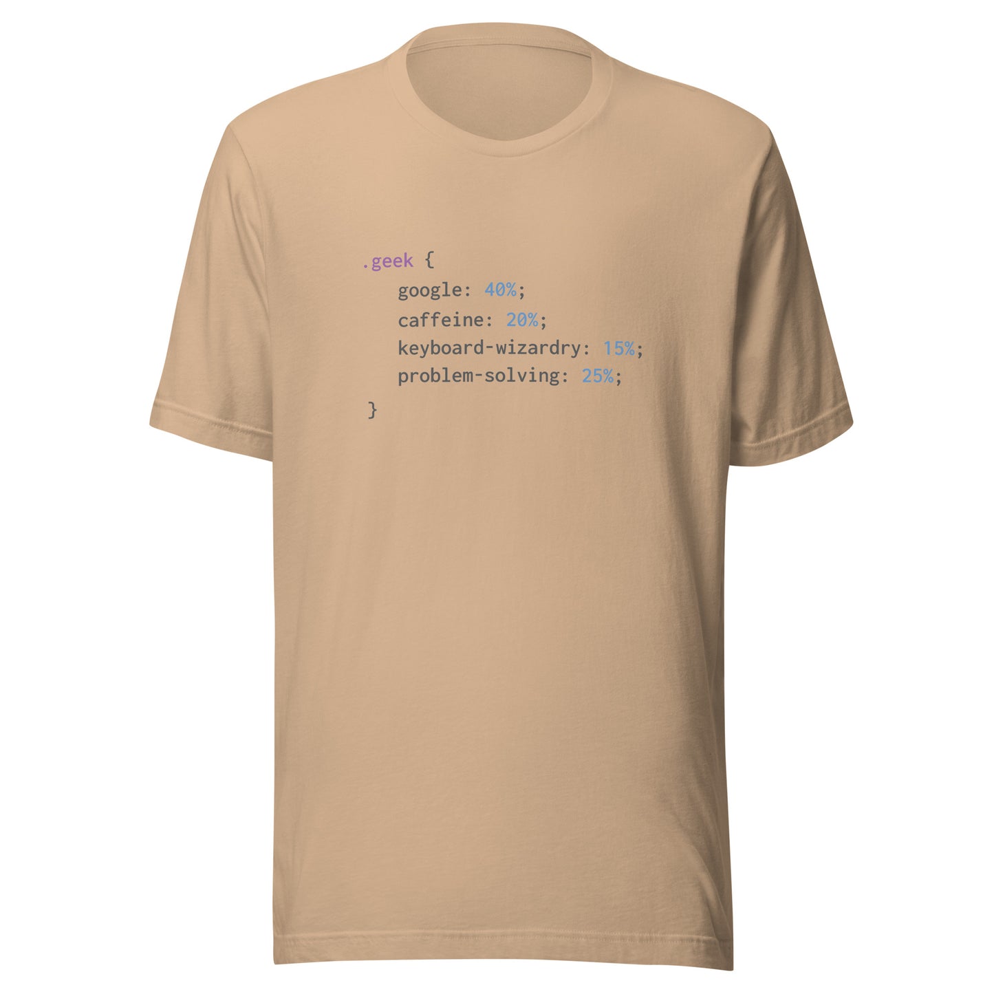 Geek Code (Black Text) - Unisex T-shirt