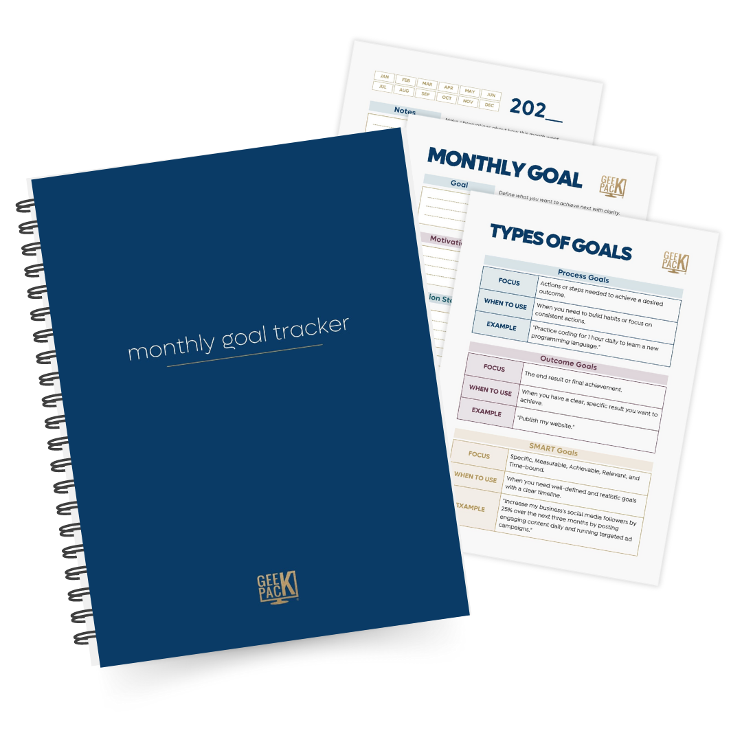 Monthly Goal Tracker