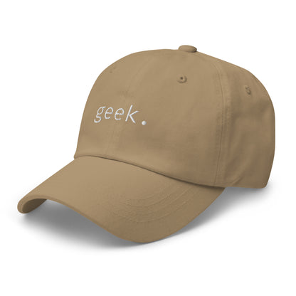 Geek - White Text - Hat