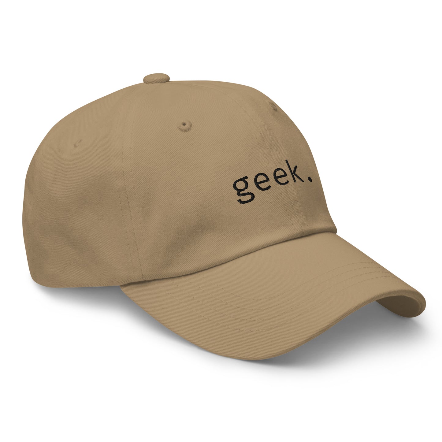 Geek - Black Text - Hat