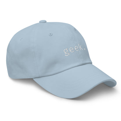 Geek - White Text - Hat