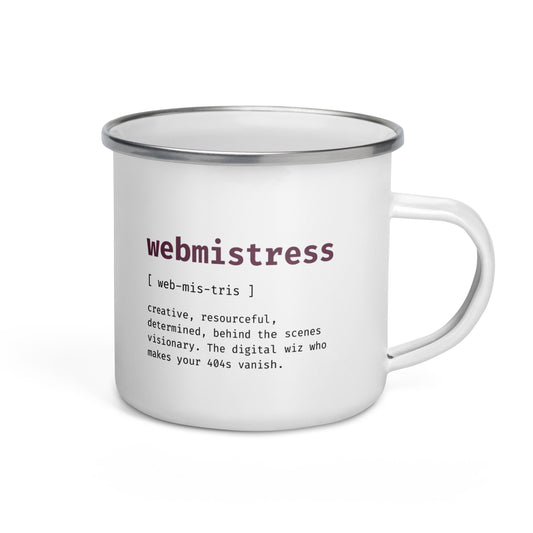 WebMistress Definition - Camper Mug