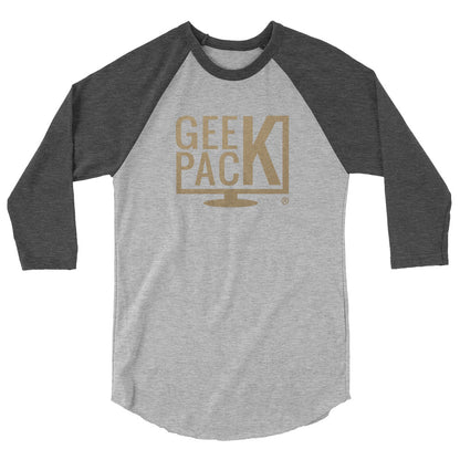 GeekPack® 3/4 Sleeve Raglan Unisex Shirt