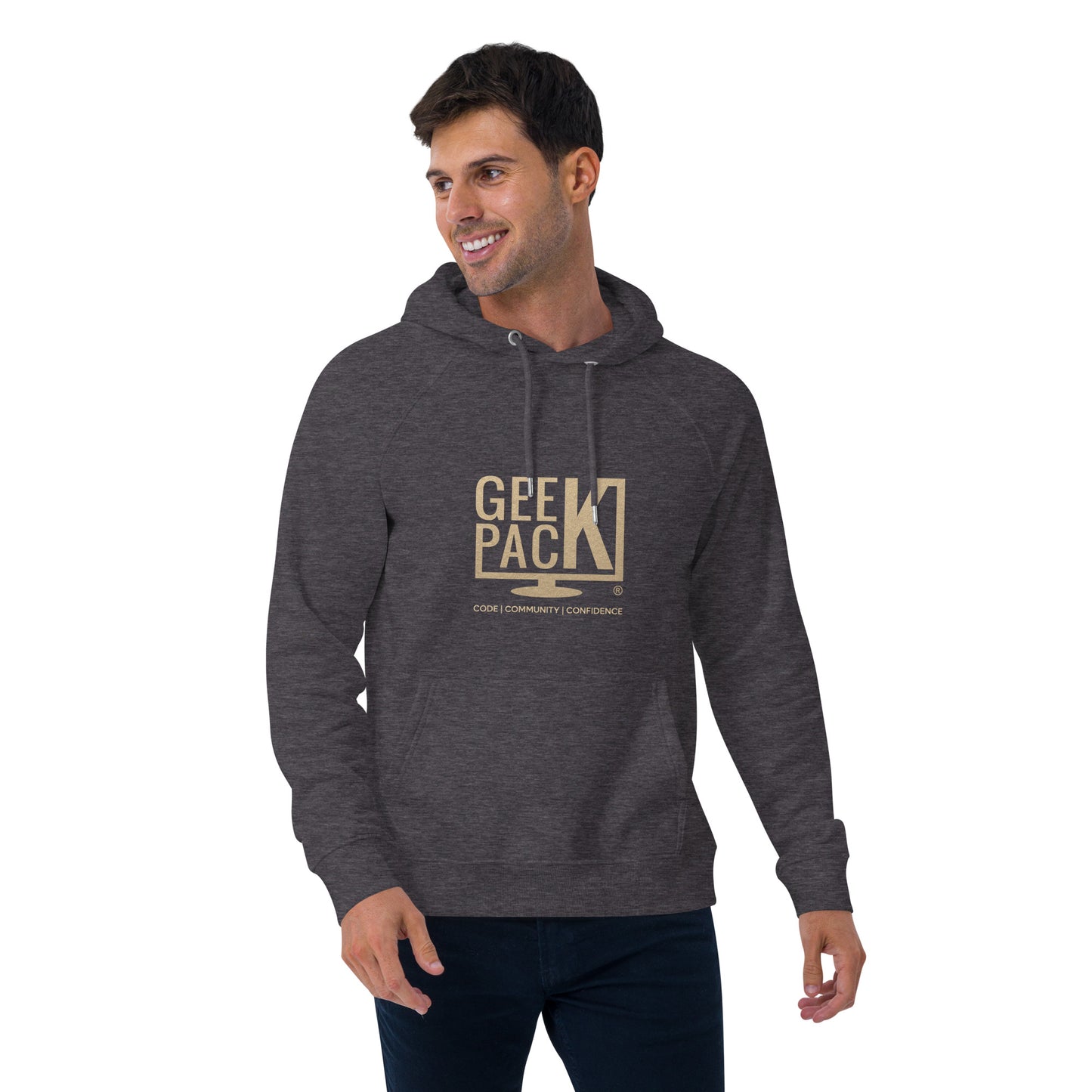 GeekPack® Unisex Eco Raglan Hoodie