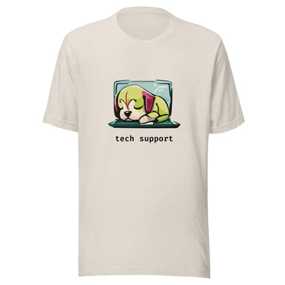 Sleeping Dog Tech Support - Unisex T-shirt