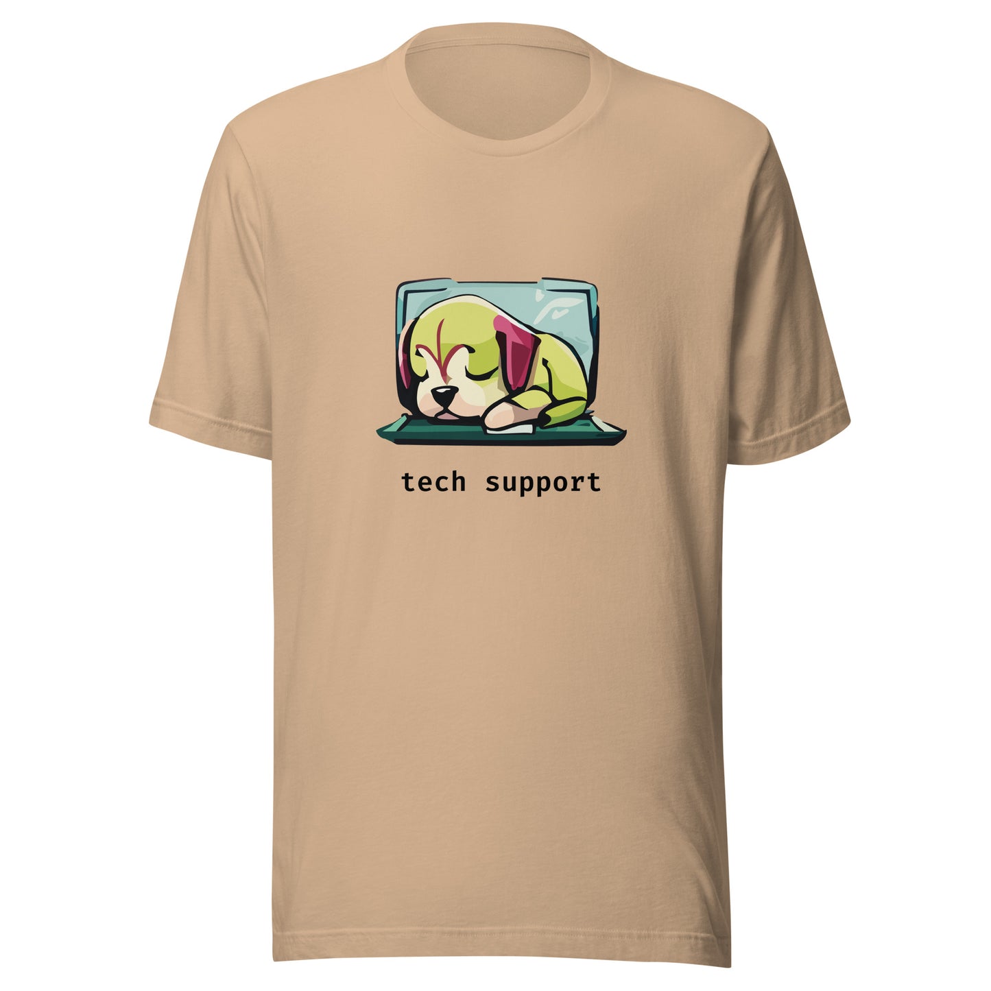 Sleeping Dog Tech Support - Unisex T-shirt