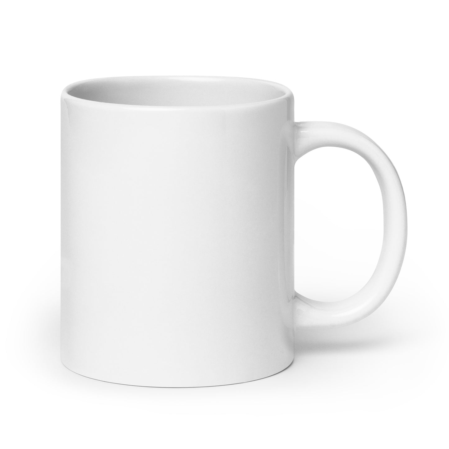 I need a <br> White Glossy Mug