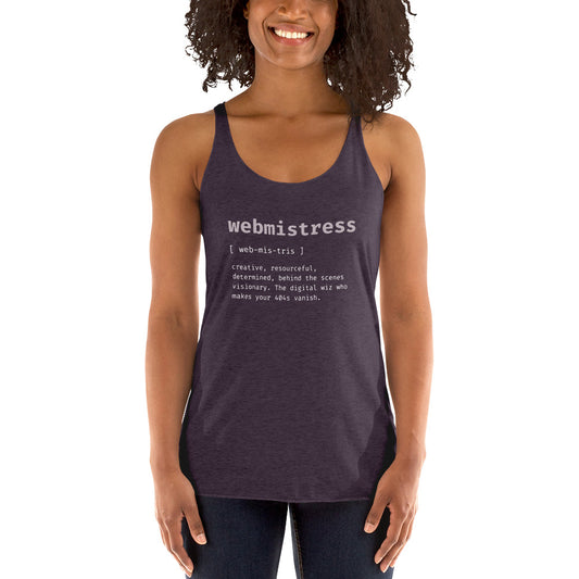 WebMistress - Women's Racerback Tank