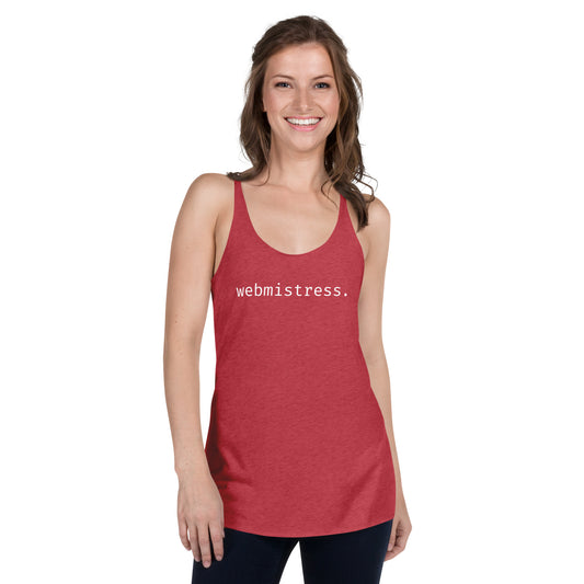 WebMistress - Women's Racerback Tank