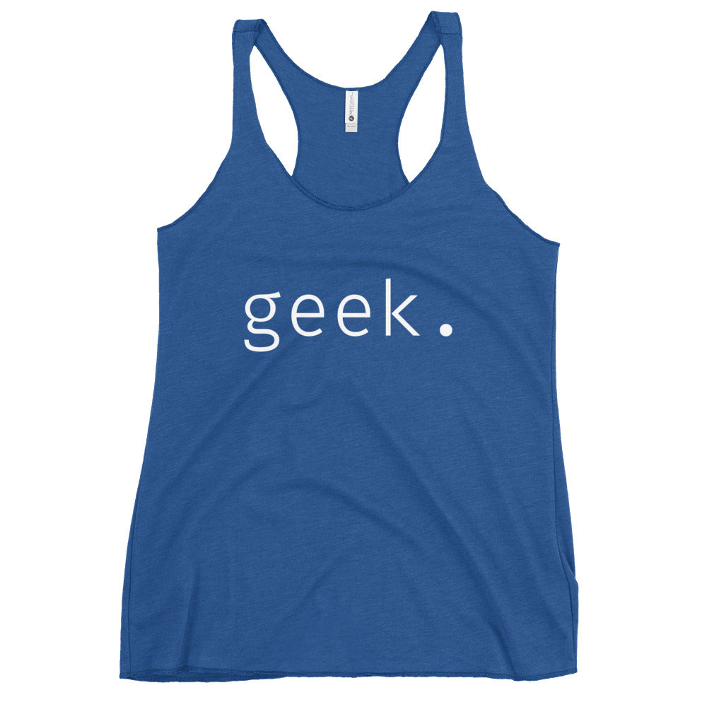 Geek Women's Racerback Tank