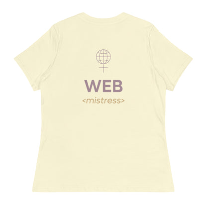 WebMistress Symbol - Women's Relaxed T-Shirt