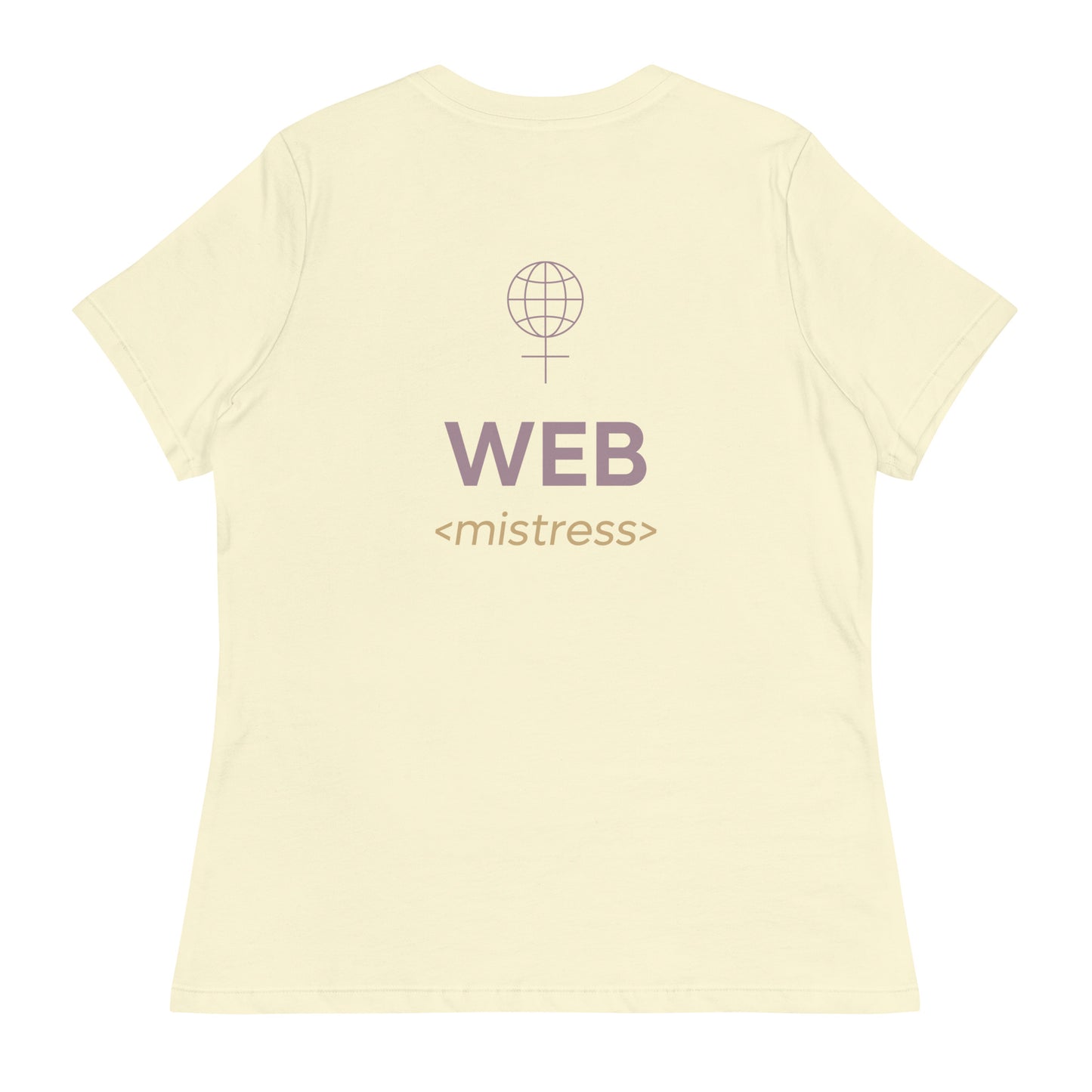 WebMistress Symbol - Women's Relaxed T-Shirt