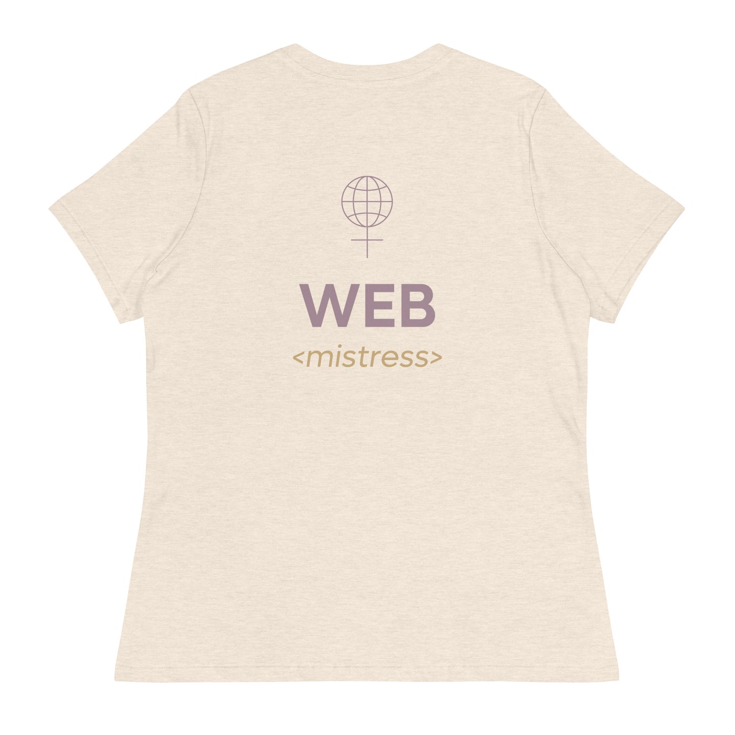 WebMistress Symbol - Women's Relaxed T-Shirt