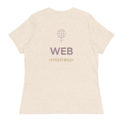 WebMistress Symbol - Women's Relaxed T-Shirt