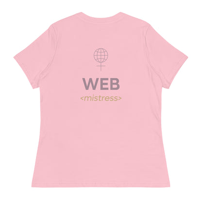 WebMistress Symbol - Women's Relaxed T-Shirt