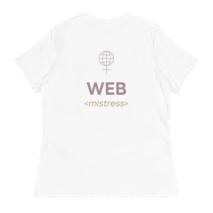 WebMistress Symbol - Women's Relaxed T-Shirt