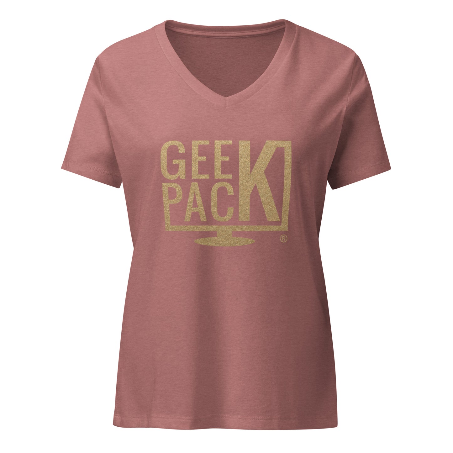 Women’s relaxed v-neck t-shirt - GeekPack