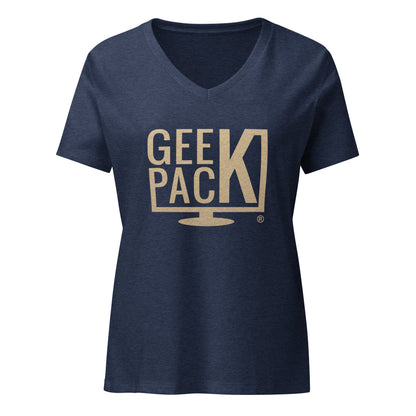 Women’s relaxed v-neck t-shirt - GeekPack