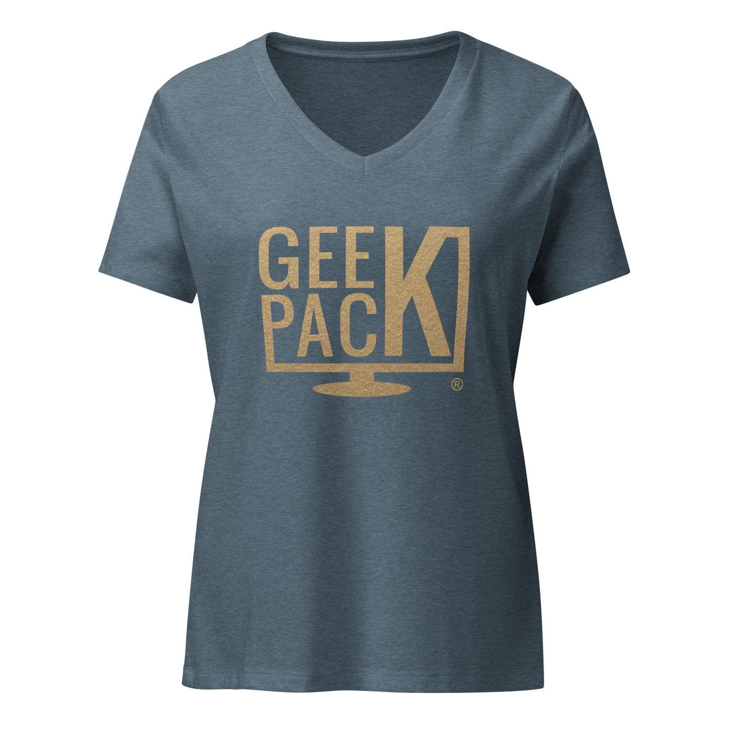 Women’s relaxed v-neck t-shirt - GeekPack