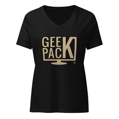 Women’s relaxed v-neck t-shirt - GeekPack