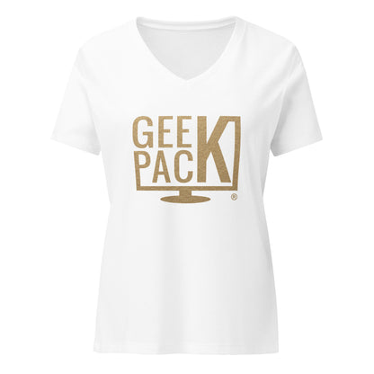 Women’s relaxed v-neck t-shirt - GeekPack